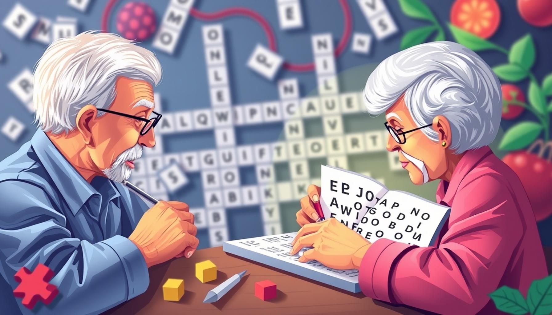 The Benefits of Crossword Puzzles in Enhancing Vocabulary and Memory Retention in Seniors