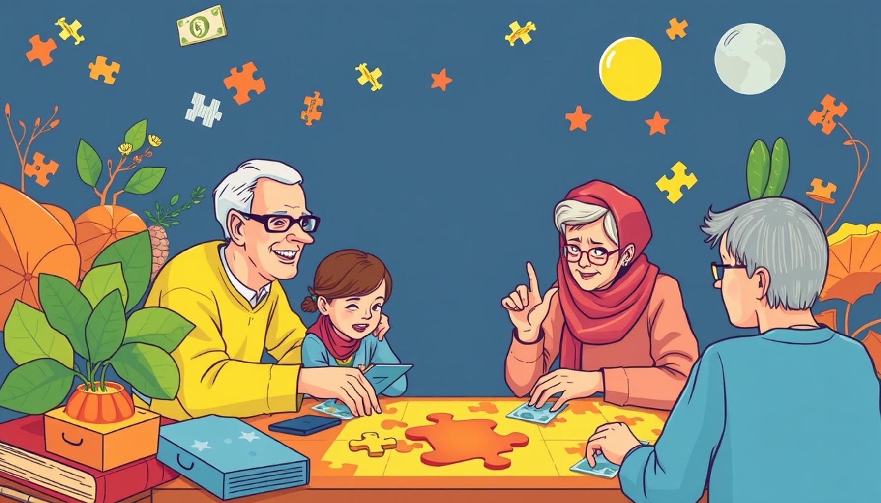 Intergenerational Puzzle Games: Bridging Memory Skills Across Ages
