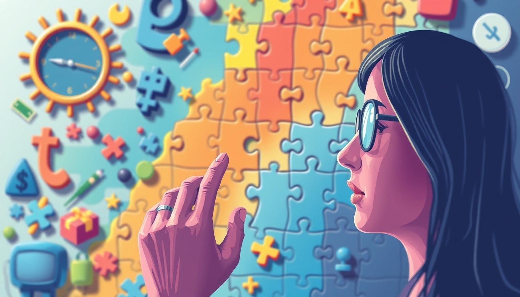 Exploring the Connection Between Visual Puzzles and Spatial Memory Improvement