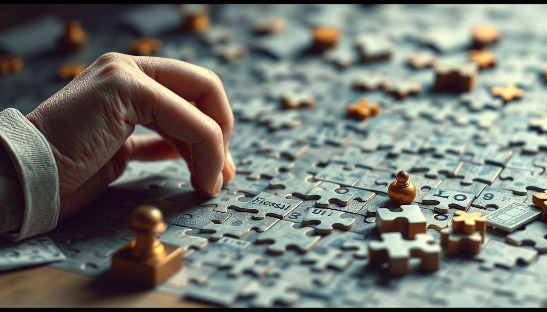 Various puzzles displayed?>
